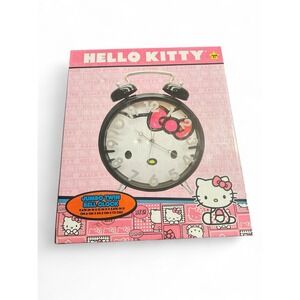 Sanrio Hello Kitty Twin Bell Alarm Clock Pink Retro Desk‎ Bedroom Decor Gift